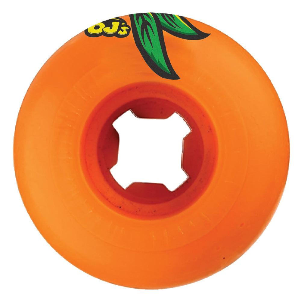 58mm LIL DOODIES ORANGE 99A SKATEBOARD WHEELS