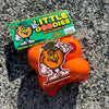 58mm LIL DOODIES ORANGE 99A SKATEBOARD WHEELS