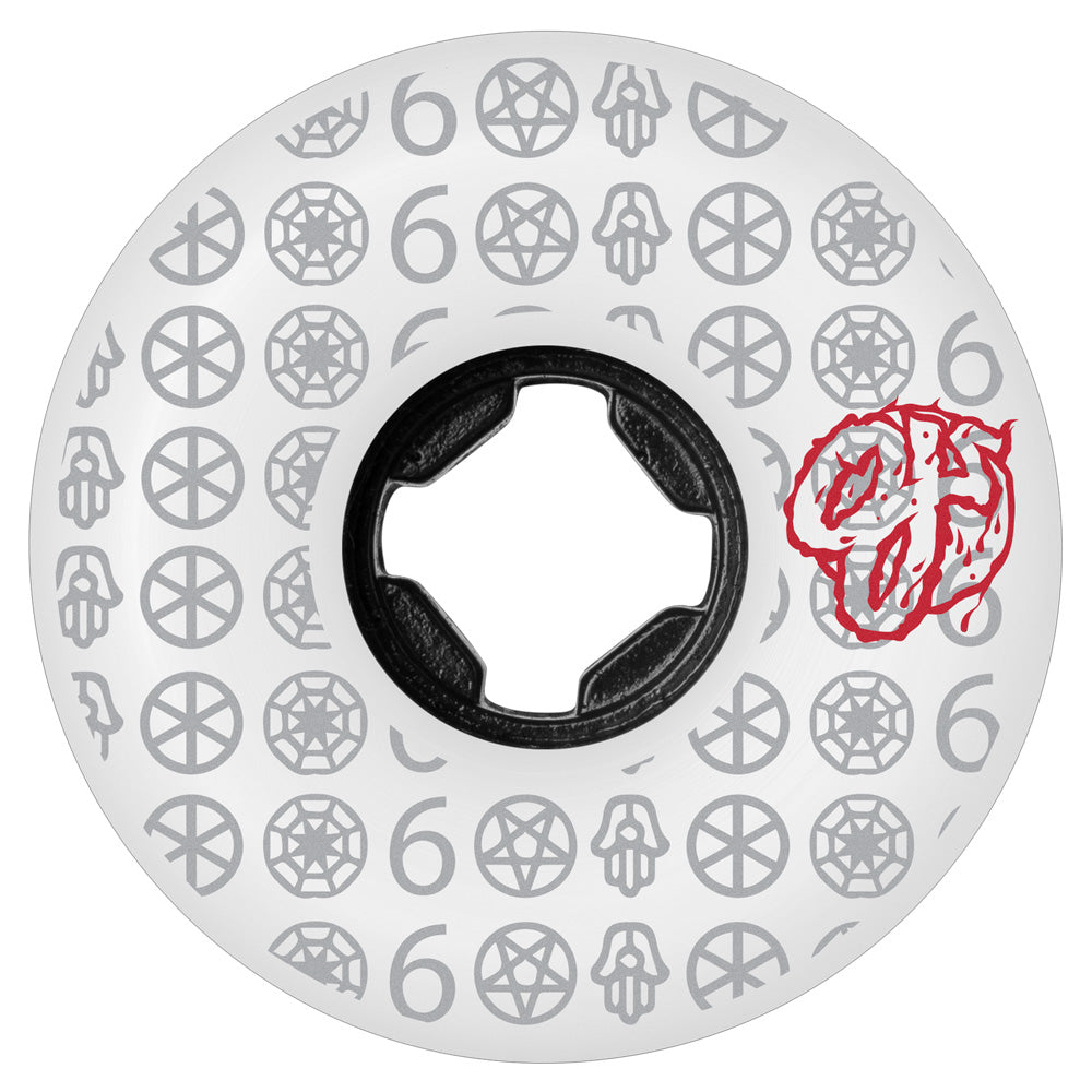 54mm THE BOOK OF OJ BLOODSUCKER HARDLINE WHITE 97A SKATEBOARD WHEELS