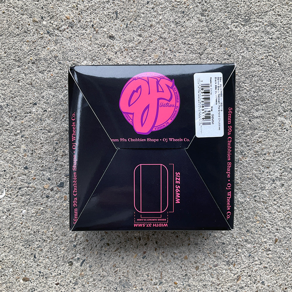 56mm BLACK SABBATH PARANOID CHUBBIES 99A WHEELS