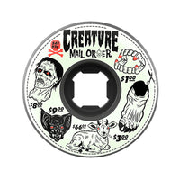 54mm CREATURE MAIL ORDER BLOODSUCKER HARDLINE BLACK 97A SKATEBOARD WHEELS