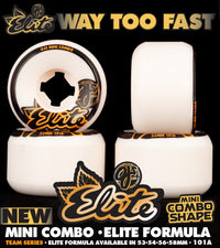 58mm ELITE MINI COMBO 101A SKATEBOARD TEAM WHEELS