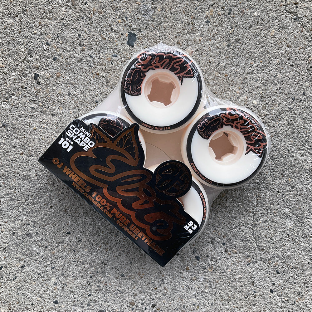 53mm ELITE MINI COMBO 101A SKATEBOARD WHEELS