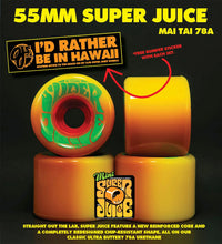 55mm MAI TAI MINI SUPER JUICE 78A SKATEBOARD WHEELS