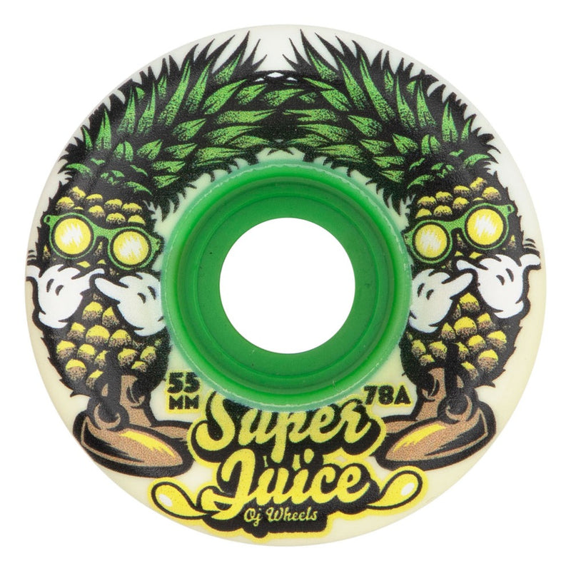 55mm PINA COLADA MINI SUPER JUICE 78A SKATEBOARD WHEELS