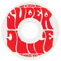 55mm MINI SUPER JUICE WHITE/RED 78A SKATEBOARD WHEELS