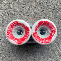 55mm MINI SUPER JUICE WHITE/RED 78A SKATEBOARD WHEELS