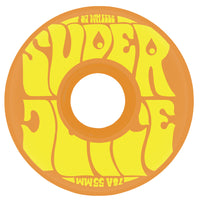 55mm MINI SUPER JUICE ORANGE/YELLOW 78A SKATEBOARD WHEELS
