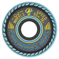 55mm MINI SUPER JUICE SHIN SANBONGI BLUE 78A SKATEBOARD WHEELS