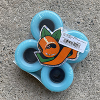 55mm MINI SUPER JUICE SHIN SANBONGI BLUE 78A SKATEBOARD WHEELS