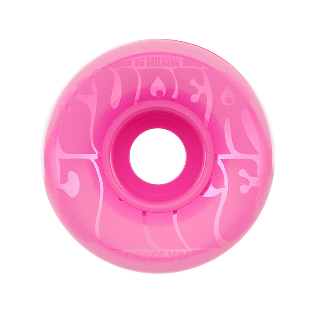 55mm BUBBLE GUM MINI SUPER JUICE TRANS PINK 78A SKATEBOARD WHEELS