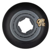 54mm DOUBLE DURO BLACK/GRAY MINI COMBO 101A/95A SKATEBOARD WHEELS