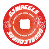 56mm DOUBLE DURO RED MINI COMBO 99A/95A SKATEBOARD WHEELS