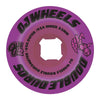 53mm DOUBLE DURO PURPLE MINI COMBO 99A/95A WHEELS