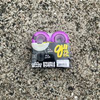 53mm DOUBLE DURO PURPLE MINI COMBO 99A/95A WHEELS