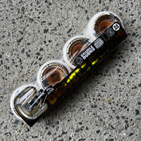 56mm DOUBLE DURO WHITE/GUM CHUBBIES 99A/95A SKATEBOARD WHEELS