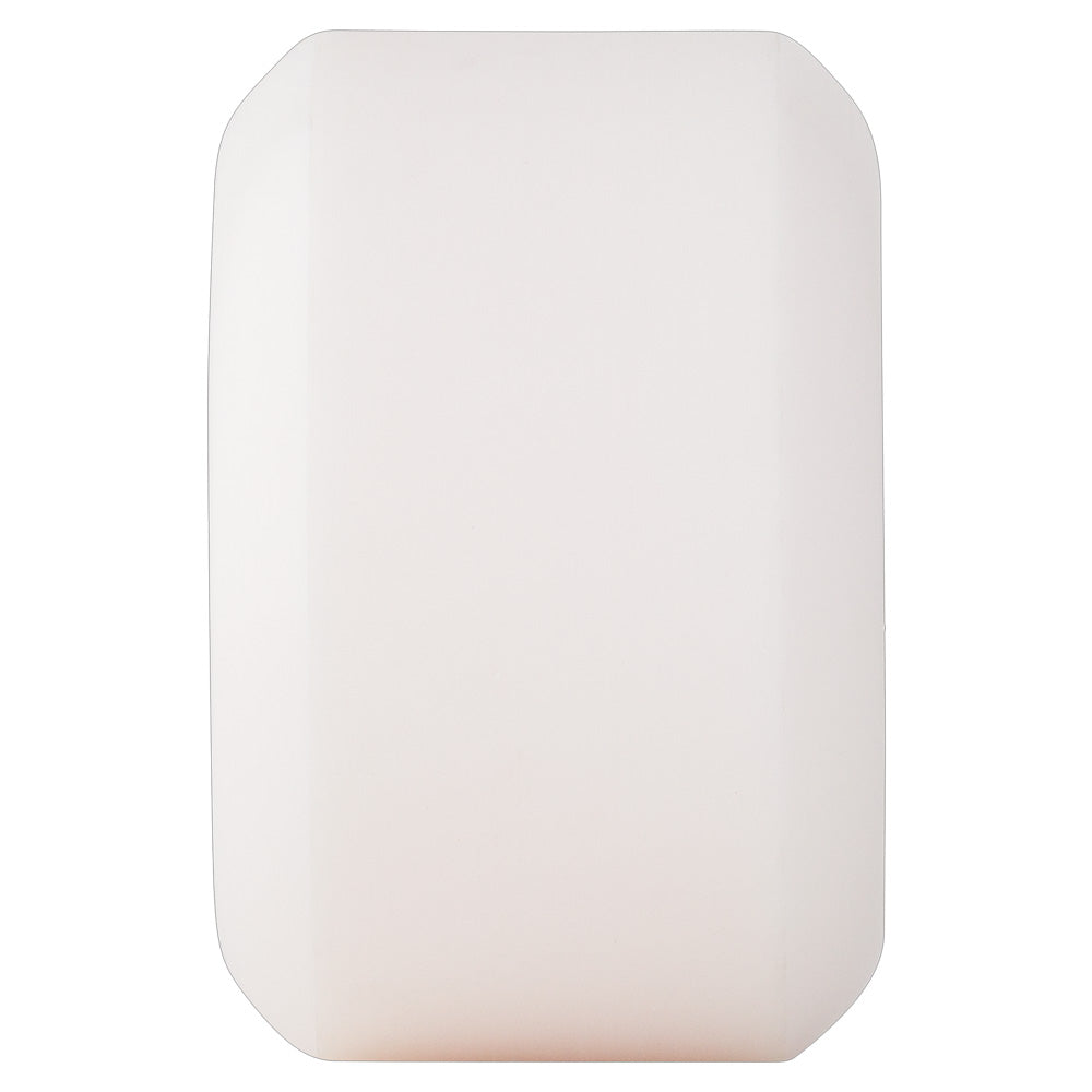 54mm DOUBLE DURO WHITE/GUM HARDLINE 99A/95A SKATEBOARD WHEELS