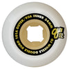54mm DOUBLE DURO WHITE/GUM CHUBBIES 101A/95A SKATEBOARD WHEELS