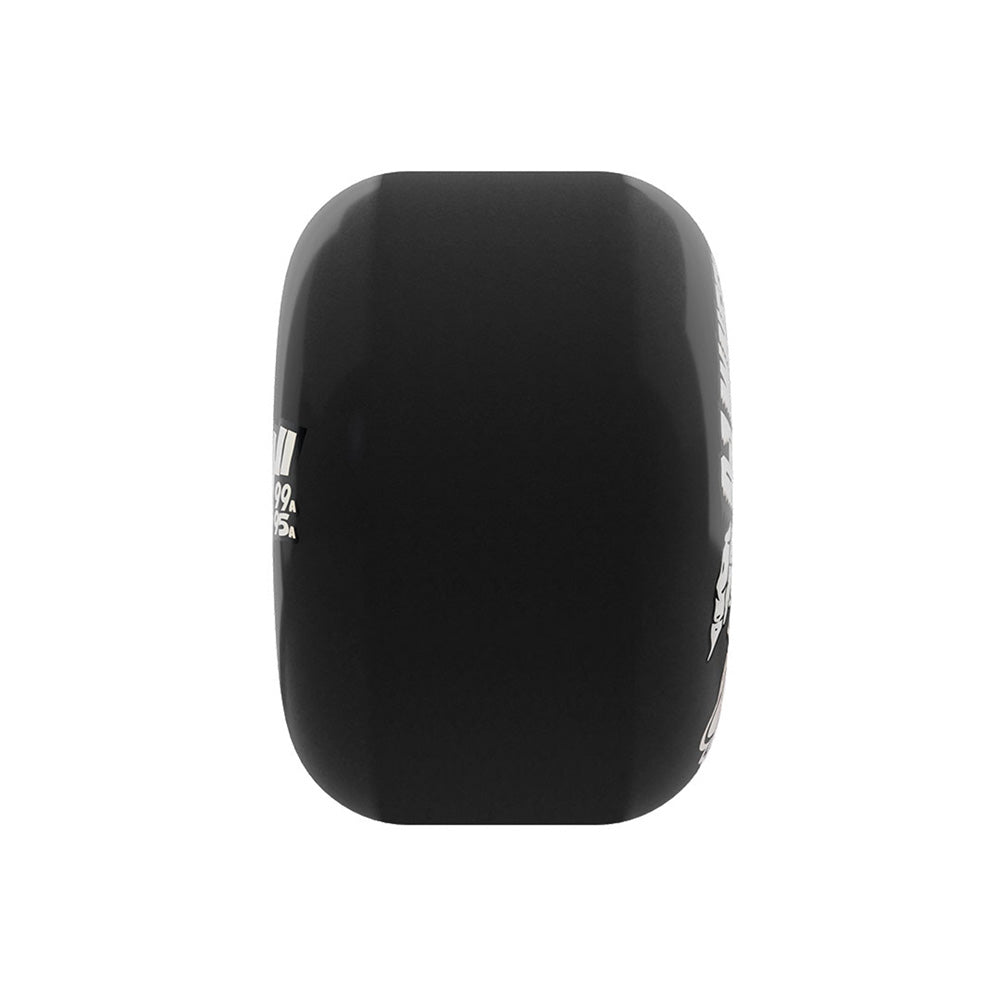 56mm DOUBLE DURO TRANS BLACK CHUBBIES 99A/95A SKATEBOARD WHEELS