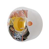 54mm ERICK WINKOWSKI SAMURAI DOUBLE DURO WHITE CHUBBIES 99A/95A SKATEBOARD WHEELS
