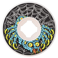 56mm DRESSEN SPIDER ELITE CHUBBIES WHITE 101A SKATEBOARD WHEELS