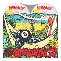 56mm WINKOWSKI MUSHROOM ELITE MINI COMBO WHITE 99A SKATEBOARD WHEELS