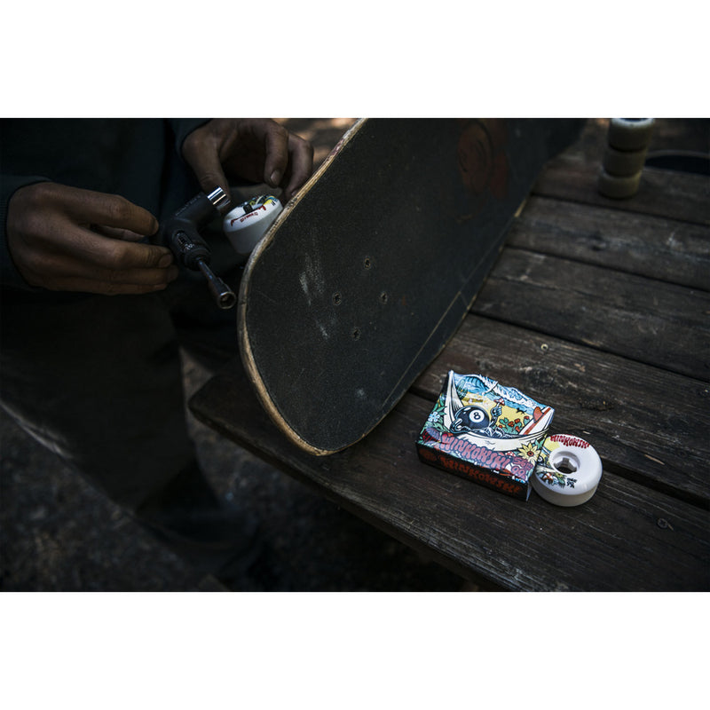 56mm WINKOWSKI MUSHROOM ELITE MINI COMBO WHITE 99A SKATEBOARD WHEELS