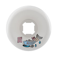 53mm TONY LATHAM ELITE FULL COMBO WHITE 99A SKATEBOARD WHEELS