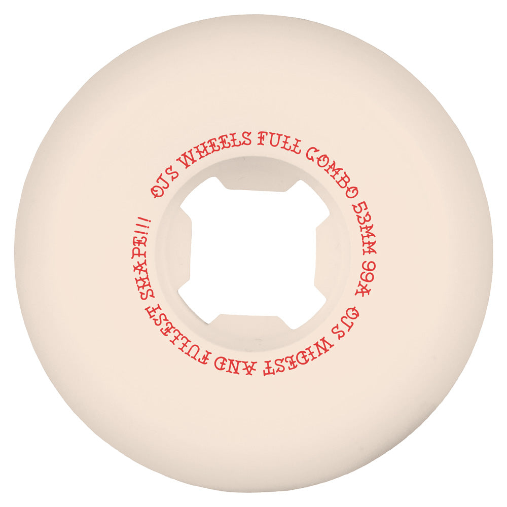 53mm TEAM ELITE FULL COMBO 99A SKATEBOARD WHEELS