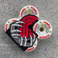 64mm G-BONES WHITE 97A SKATEBOARD WHEELS