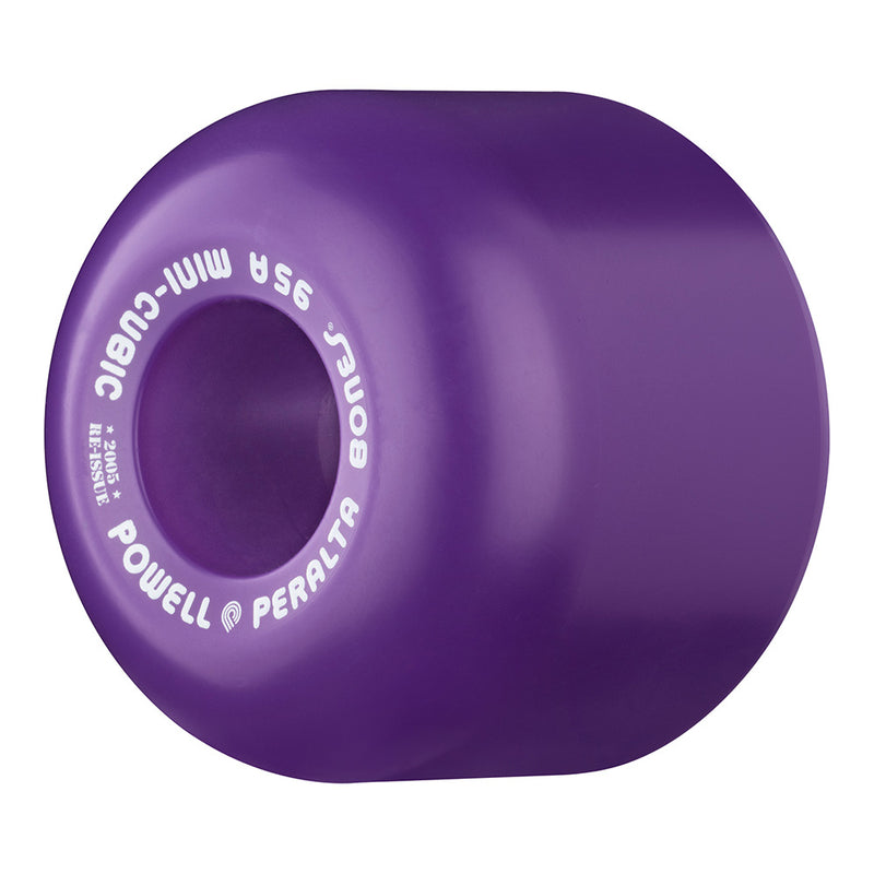 64mm MINI-CUBICS PURPLE 95A  SKATEBOARD WHEELS