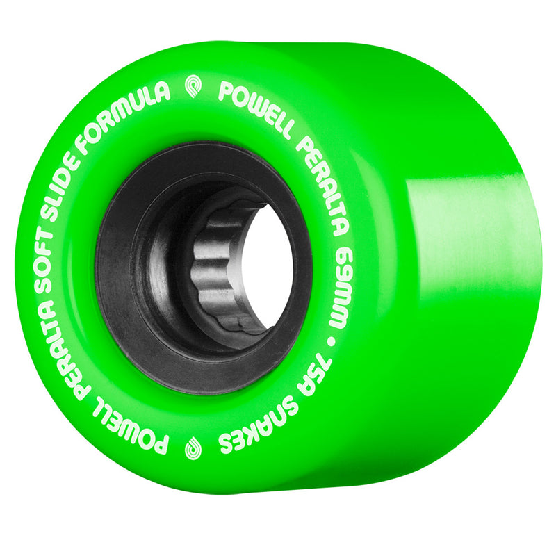 69mm SNAKES GREEN 75A  SKATEBOARD WHEEL