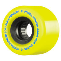 66mm SNAKES YELLOW 82A SKATEBOARD WHEEL