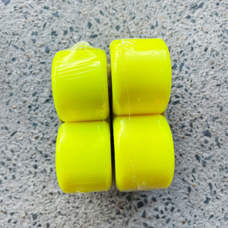 69mm SNAKES YELLOW 82A SKATEBOARD WHEEL