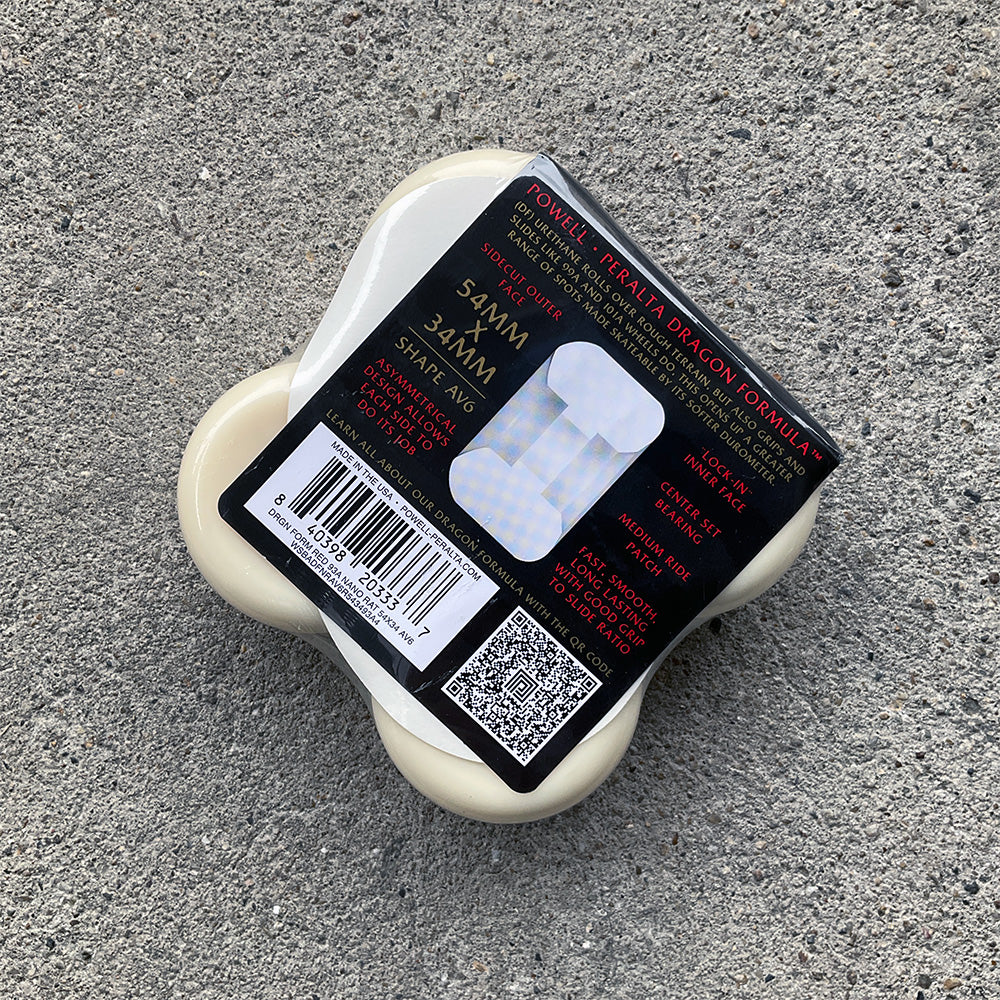 56mm x 36mm DRAGON FORMULA SKATEBOARD WHEELS