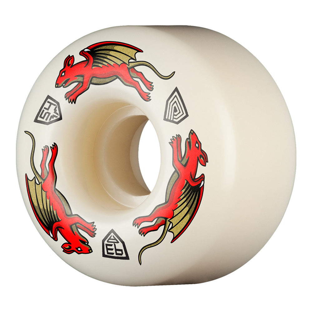 54mm x 34mm AV4 NANO RATS DRAGON FORMULA RED 93A SKATEBOARD WHEEL