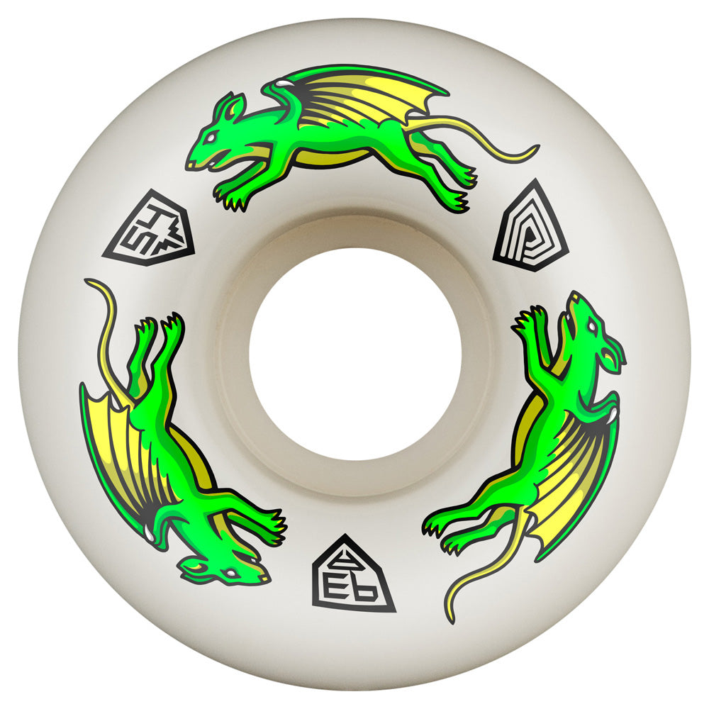 54mm x 34mm V4 NANO RATS DRAGON FORMULA WHITE 93A WHEEL