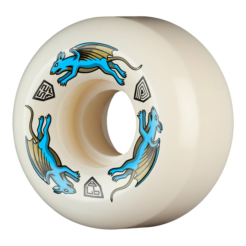 52mm x 30mm NANO RATS DRAGON FORMULA BLUE 97A SKATEBOARD WHEEL
