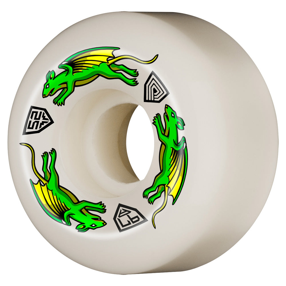 52mm x 30mm NANO RATS DRAGON FORMULA WHITE 97A SKATEBOARD