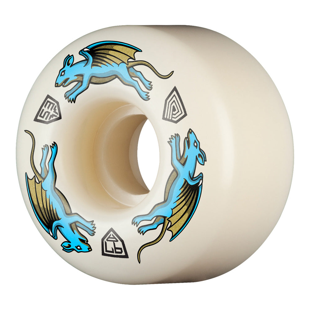 53mm x 34mm NANO RATS DRAGON FORMULA BLUE 97A SKATEBOARD WHEEL