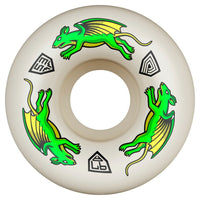 53mm x 34mm NANO RATS DRAGON FORMULA WHITE 97A SKATEBOARD WHEEL