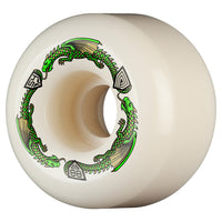54mm x 39mm DRAGON FORMULA WHITE 88A SKATEBOARD WHEELS