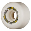 64mm x 40mm DRAGON FORMULA WHITE 88A SKATEBOARD WHEEL