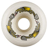 64mm x 40mm DRAGON FORMULA WHITE 88A SKATEBOARD WHEEL