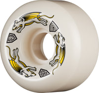 53mm x 33mm NANO RATS DRAGON FORMULA WHITE 88A SKATEBOARD WHEEL