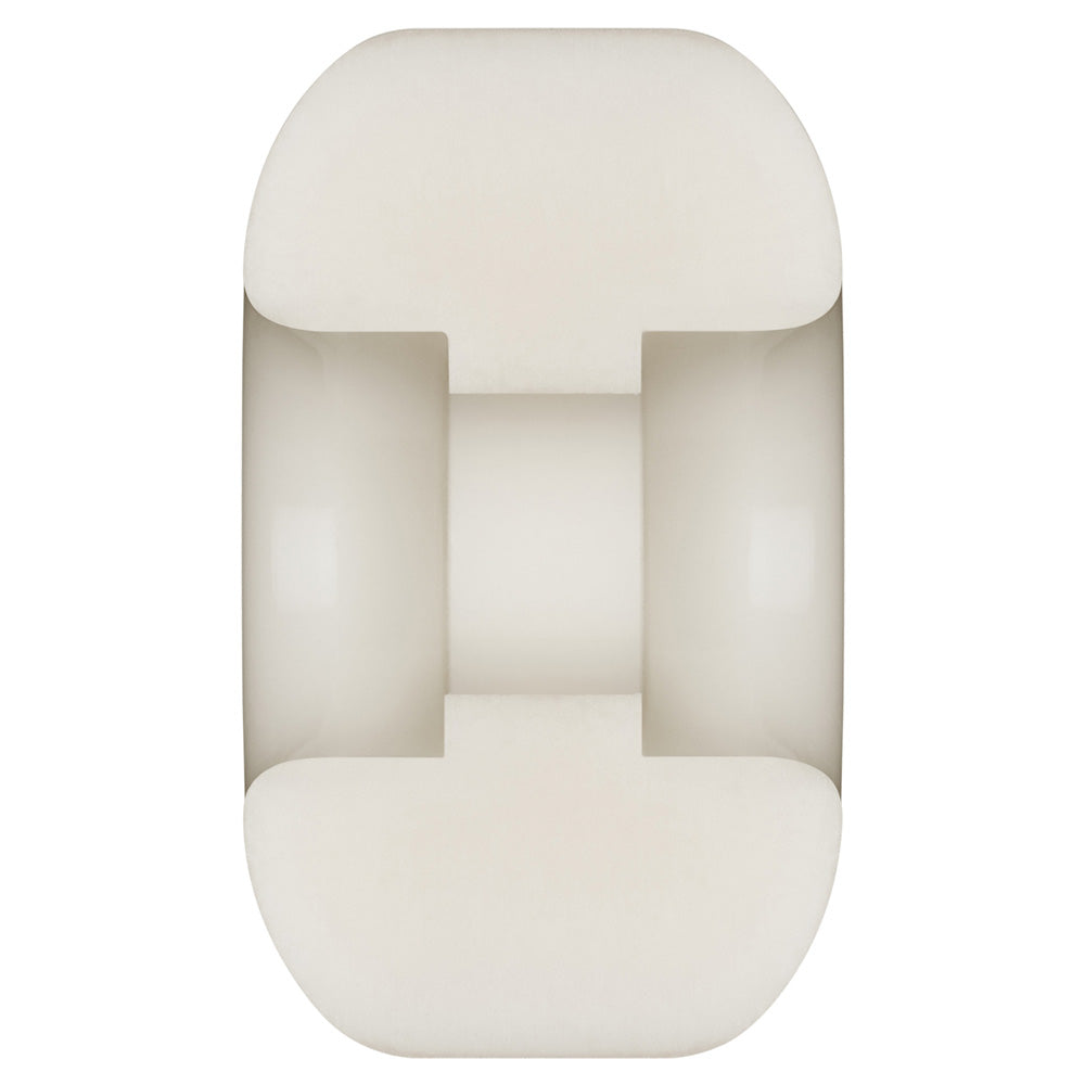 52mm x 31mm DRAGON FORMULA WHITE 88A SKATEBOARD WHEEL