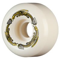 58mm x 33mm DRAGON FORMULA YELLOW 95A SKATEBOARD WHEEL
