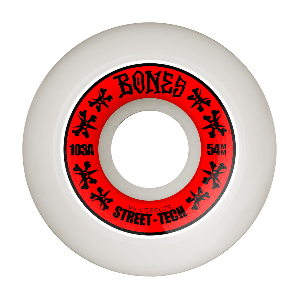 54mm STF V5 SIDE-CUT 103A SKATEBOARD WHEELS