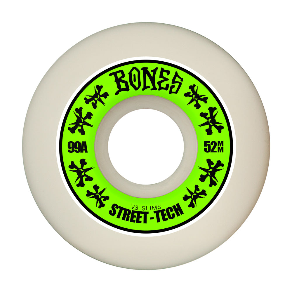 52mm STF V3 SLIM 99A SKATEBOARD WHEELS