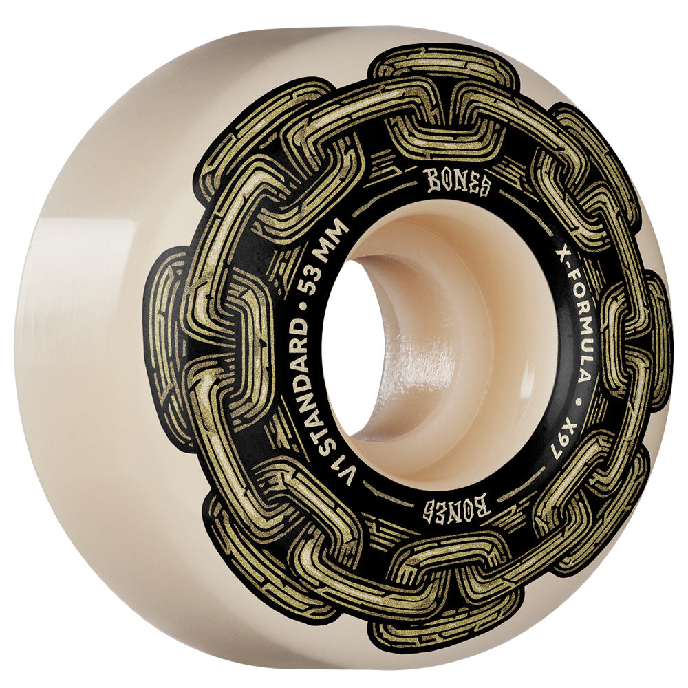 53mm X-FORMULA GOLD CHAIN V1 STANDARD 97A SKATEBOARD WHEELS